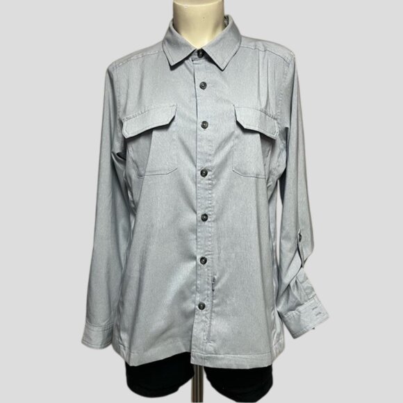 Wind River Light Blue No Fly Zone® Insect Repellent Long Sleeve Shirt - Picture 1 of 16